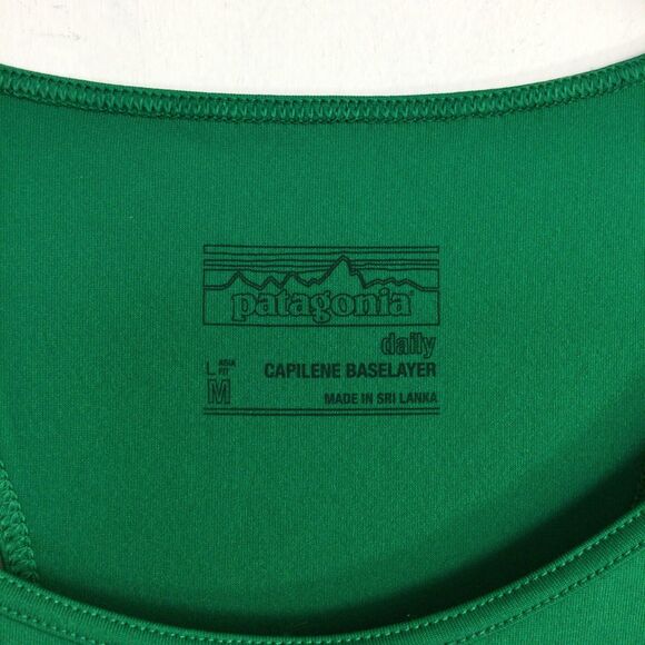 Patagonia Womens Capilene Baselayer Tank Top Scoop-Neck Sleeveless Green Size M - Picture 7 of 11